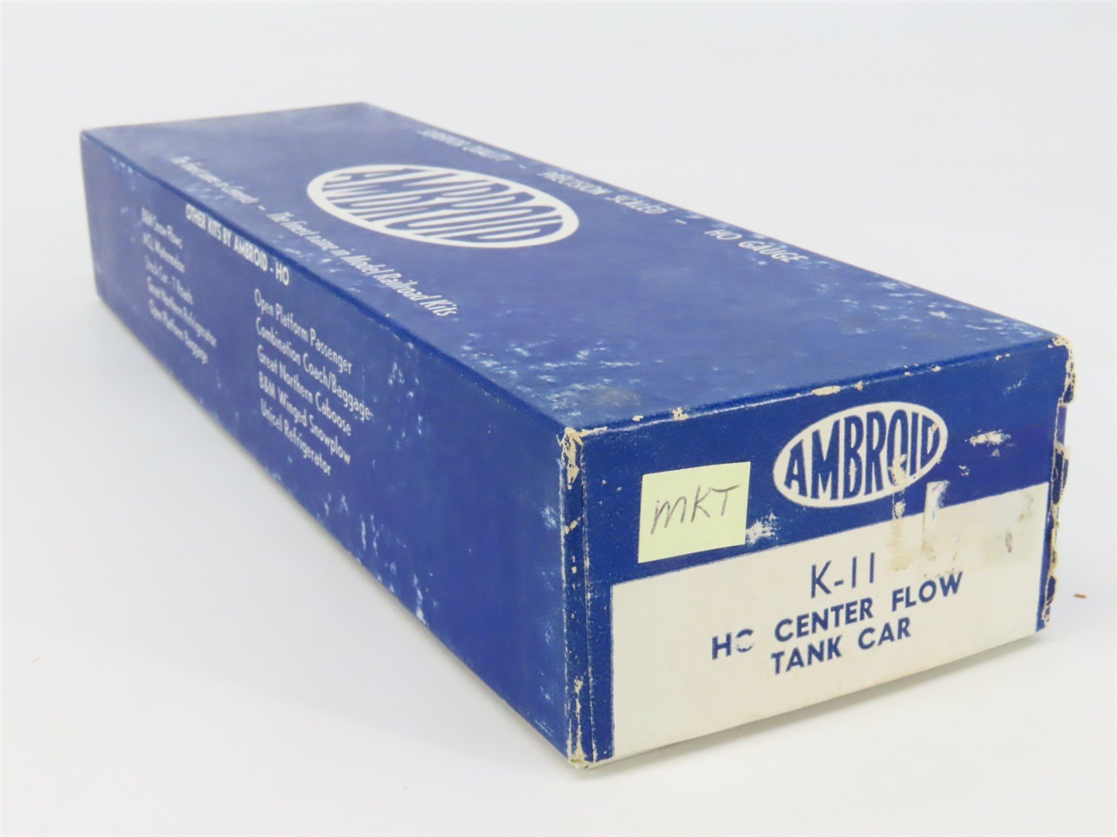 HO Scale Ambroid Kit K-11 BKTY Katy Center Flow 4-Bay Covered Hopper #1017