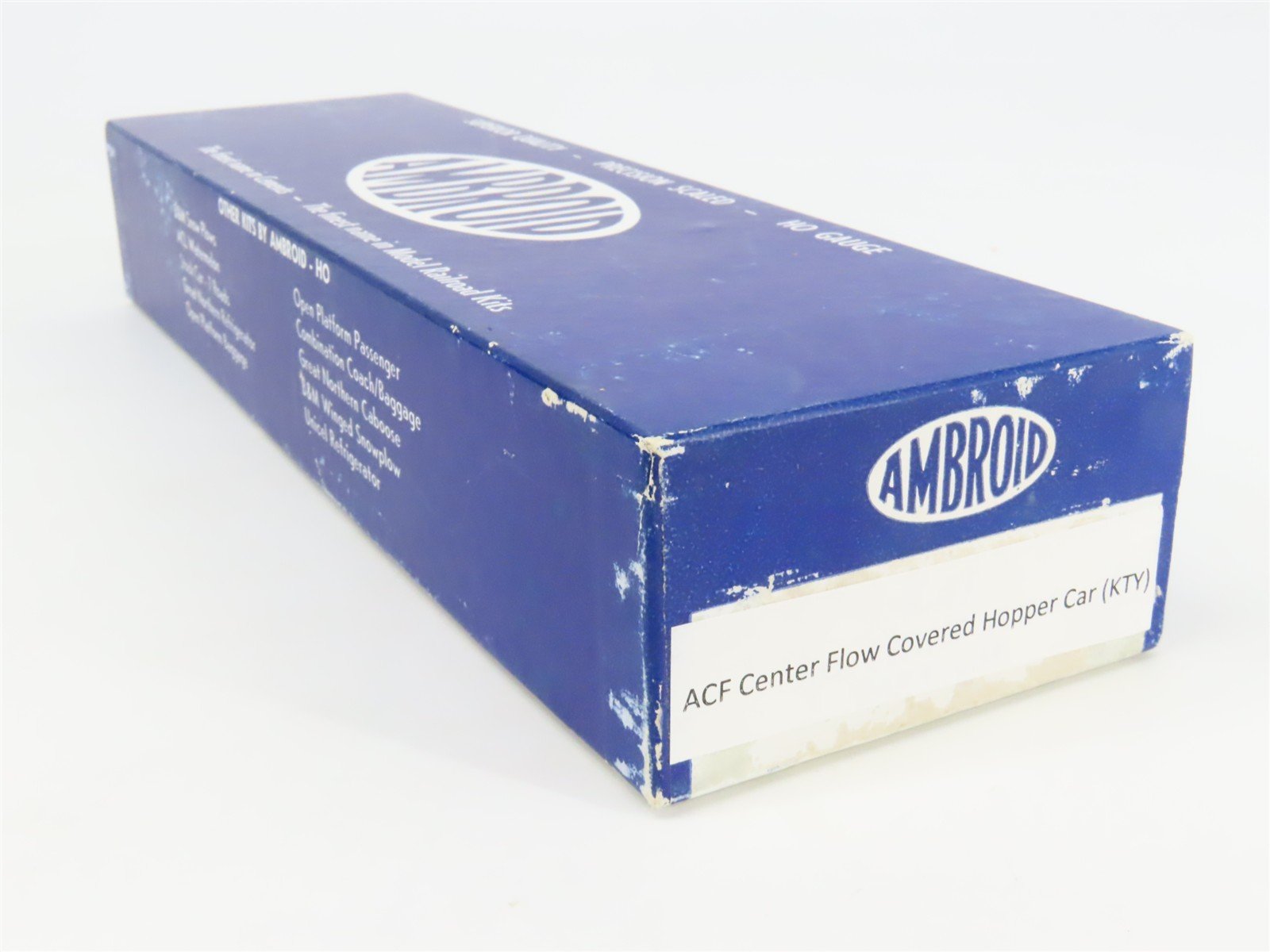 HO Scale Ambroid Kit K-11 BKTY Katy Center Flow 4-Bay Covered Hopper #1017