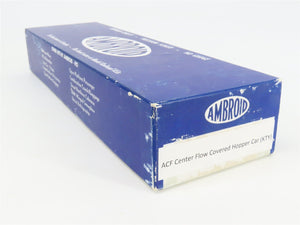 HO Scale Ambroid Kit K-11 BKTY Katy Center Flow 4-Bay Covered Hopper #1017