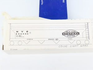 HO Scale Ambroid Kit K-11 NYC New York Central Center Flow 4-Bay Hopper #886000
