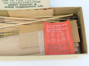 HO Scale Ambroid Kit No. 10 LPTX Speedy Poultry & Reefer Combination Car #4002