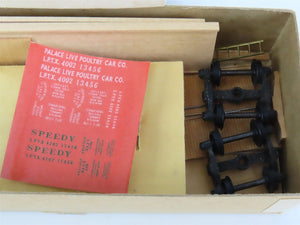 HO Scale Ambroid Kit No. 10 LPTX Speedy Poultry & Reefer Combination Car #4002