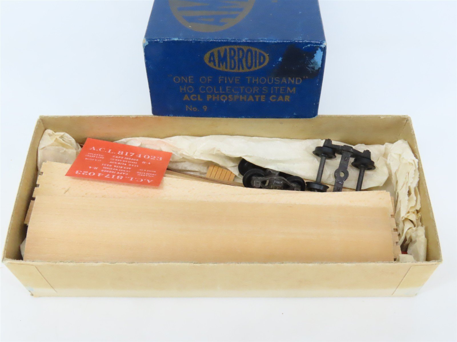 HO Scale Ambroid Kit No. 9 ACL Atlantic Coast Line Phosphate Hopper #8174