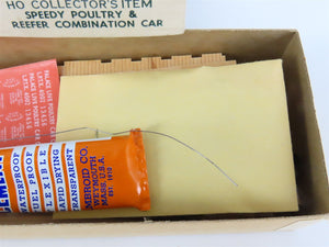 HO Scale Ambroid Kit No. 10 LPTX Speedy Poultry & Reefer Combination Car #4002