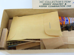 HO Scale Ambroid Kit No. 10 LPTX Speedy Poultry & Reefer Combination Car #4002