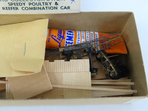 HO Scale Ambroid Kit No. 10 LPTX Speedy Poultry & Reefer Combination Car #4002