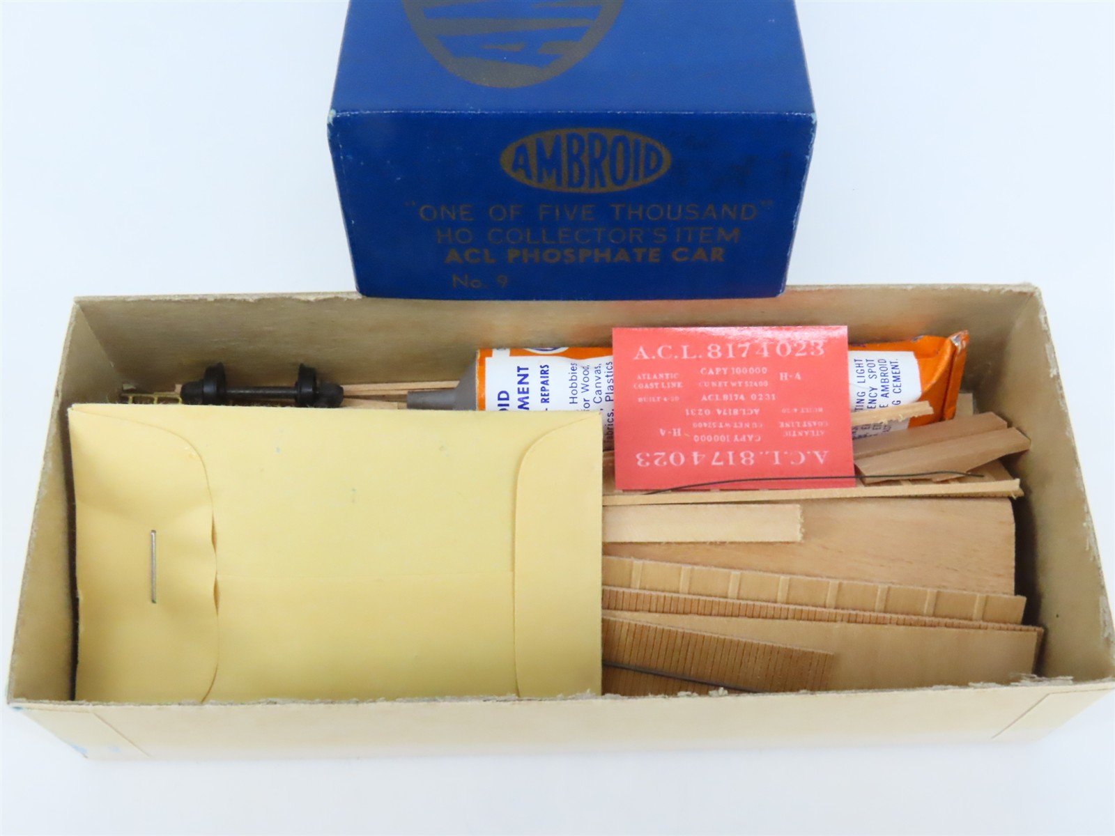 HO Scale Ambroid Kit No. 9 ACL Atlantic Coast Line Phosphate Hopper #8174