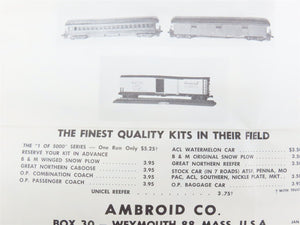 HO Scale Ambroid Kit No. 9 ACL Atlantic Coast Line Phosphate Hopper #8174
