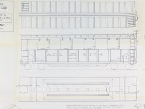 HO Scale Ambroid Kit No. 9 ACL Atlantic Coast Line Phosphate Hopper #8174