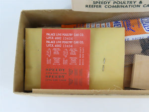 HO Scale Ambroid Kit No. 10 LPTX Speedy Poultry & Reefer Combination Car #4002