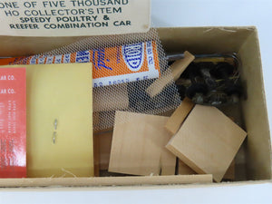HO Scale Ambroid Kit No. 10 LPTX Speedy Poultry & Reefer Combination Car #4002