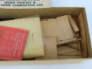 HO Scale Ambroid Kit No. 10 LPTX Speedy Poultry & Reefer Combination Car #4002