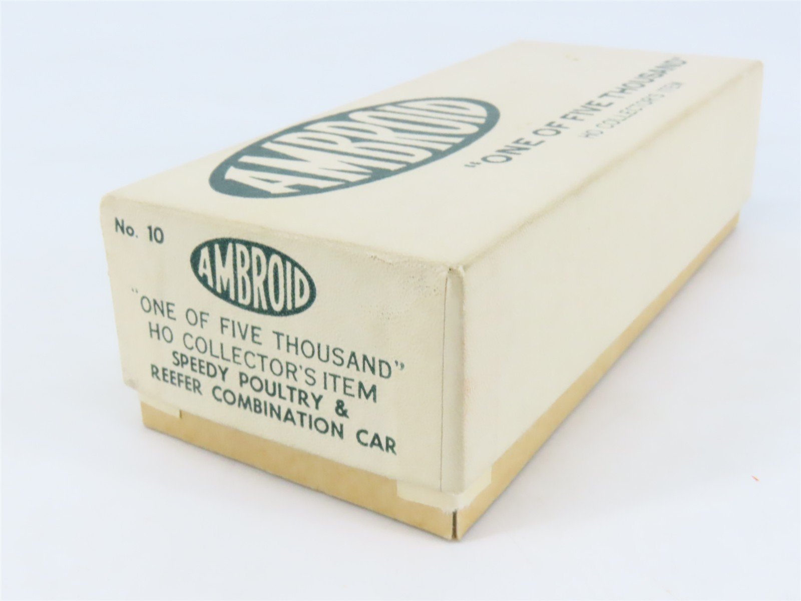 HO Scale Ambroid Kit No. 10 LPTX Speedy Poultry & Reefer Combination Car #4002