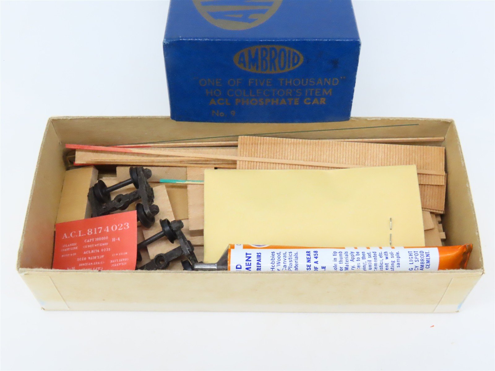 HO Scale Ambroid Kit No. 9 ACL Atlantic Coast Line Phosphate Hopper #8174