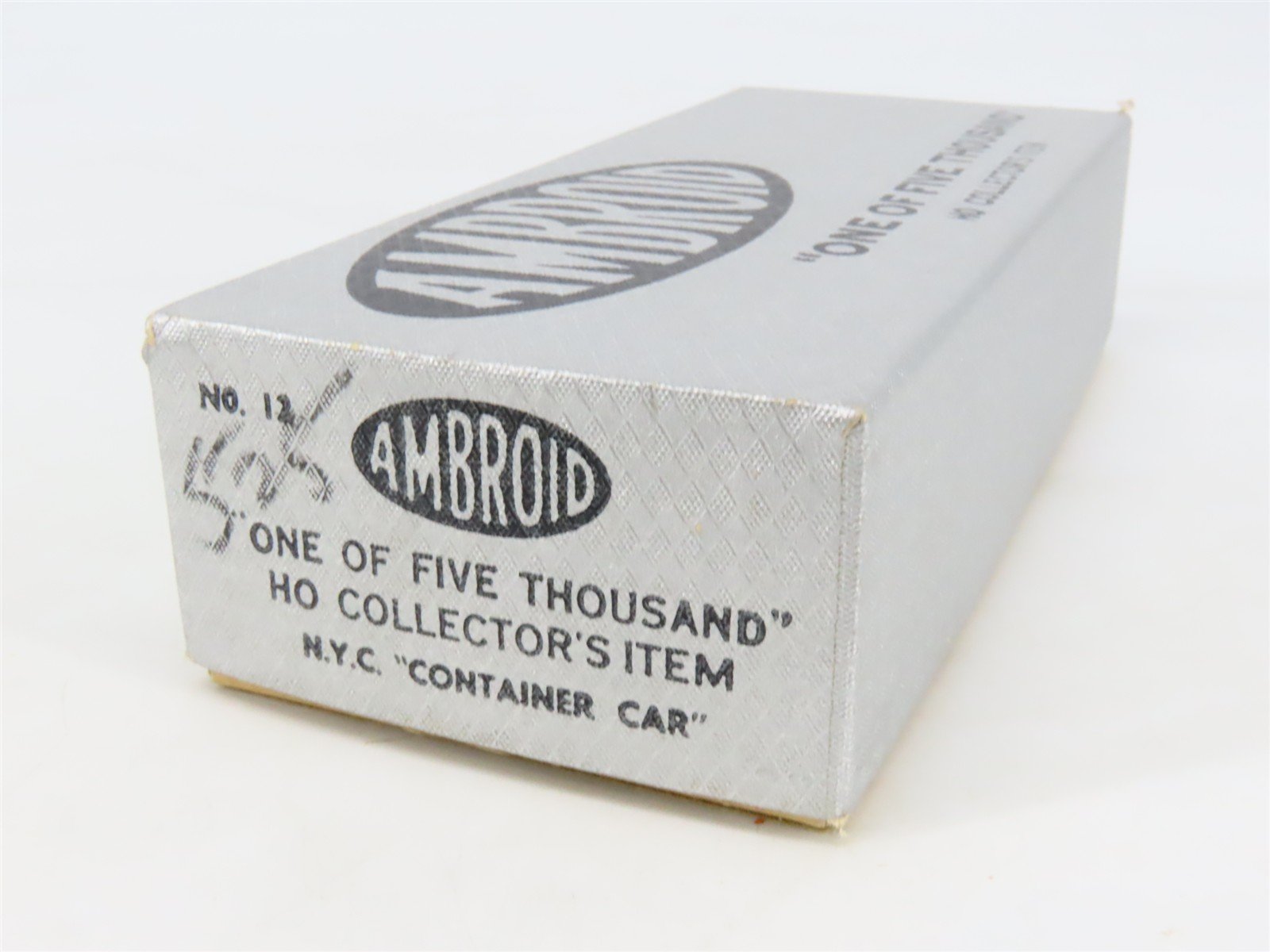 HO Scale Ambroid Kit No. 12 NYC New York Central Container Car #477498