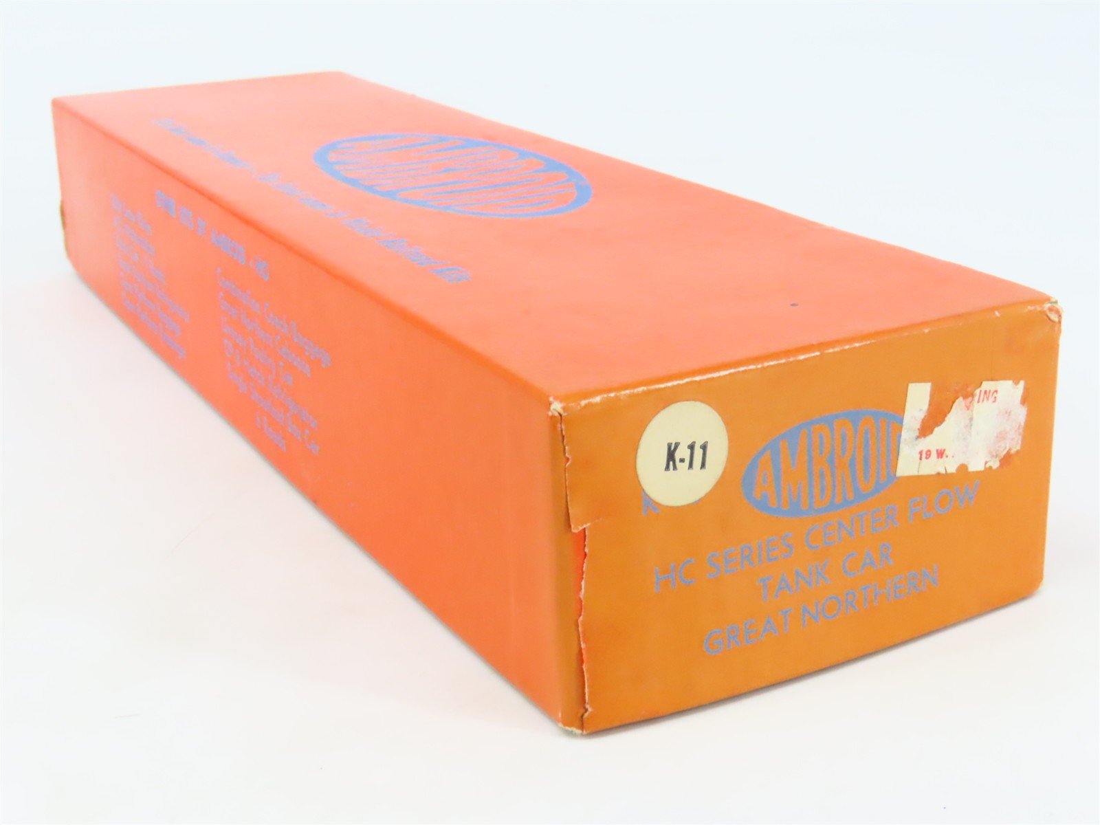 HO Scale Ambroid Kit GN Great Northern Railway 4-Bay Covered Hopper #171210