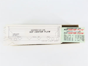 HO Scale Ambroid Kit SHPX ACF Industries 4-Bay Center Flow Hopper #60003