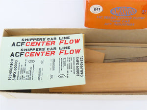 HO Scale Ambroid Kit SHPX ACF Industries Center Flow 4-Bay Hopper #60003