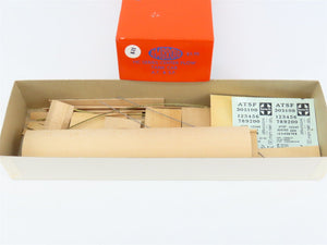 HO Scale Ambroid Kit ATSF Santa Fe Railroad 4-Bay Covered Hopper #305100