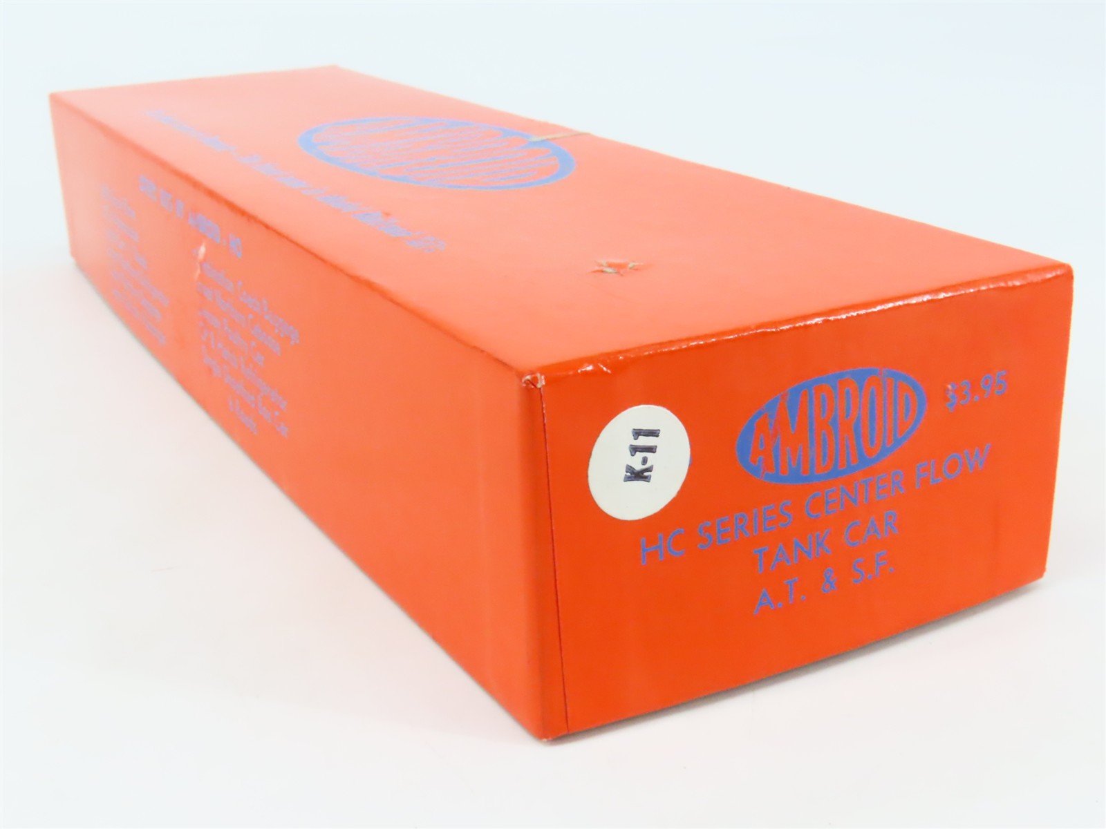 HO Scale Ambroid Kit ATSF Santa Fe Railroad 4-Bay Covered Hopper #305100