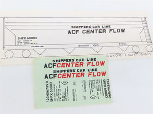 HO Scale Ambroid Kit SHPX ACF Industries 4-Bay Center Flow Hopper #60003