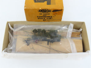 HO Scale Ambroid Kit AAR Convertible Stock Car
