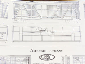 HO Scale Ambroid Kit MKT The Katy AAR Convertible Stock Car #47150