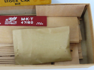 HO Scale Ambroid Kit MKT The Katy Convertible Stock Car #47150