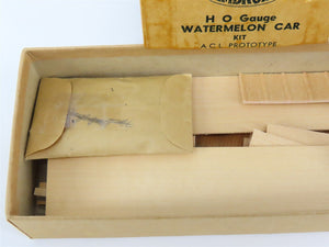 HO Scale Ambroid Kit ACL Atlantic Coast Line Watermelon Car #17117