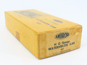 HO Scale Ambroid Kit ACL Atlantic Coast Line Watermelon Car #17117