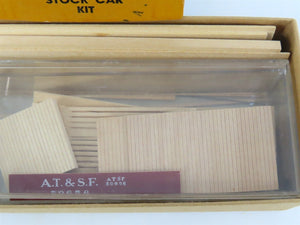HO Scale Ambroid Kit AT&SF Santa Fe Railroad Convertible Stock Car #50656