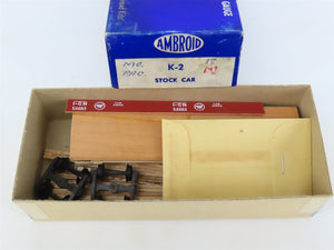 HO Scale Ambroid Kit K-2 I-GN Missouri Pacific Lines Stock Car #54099