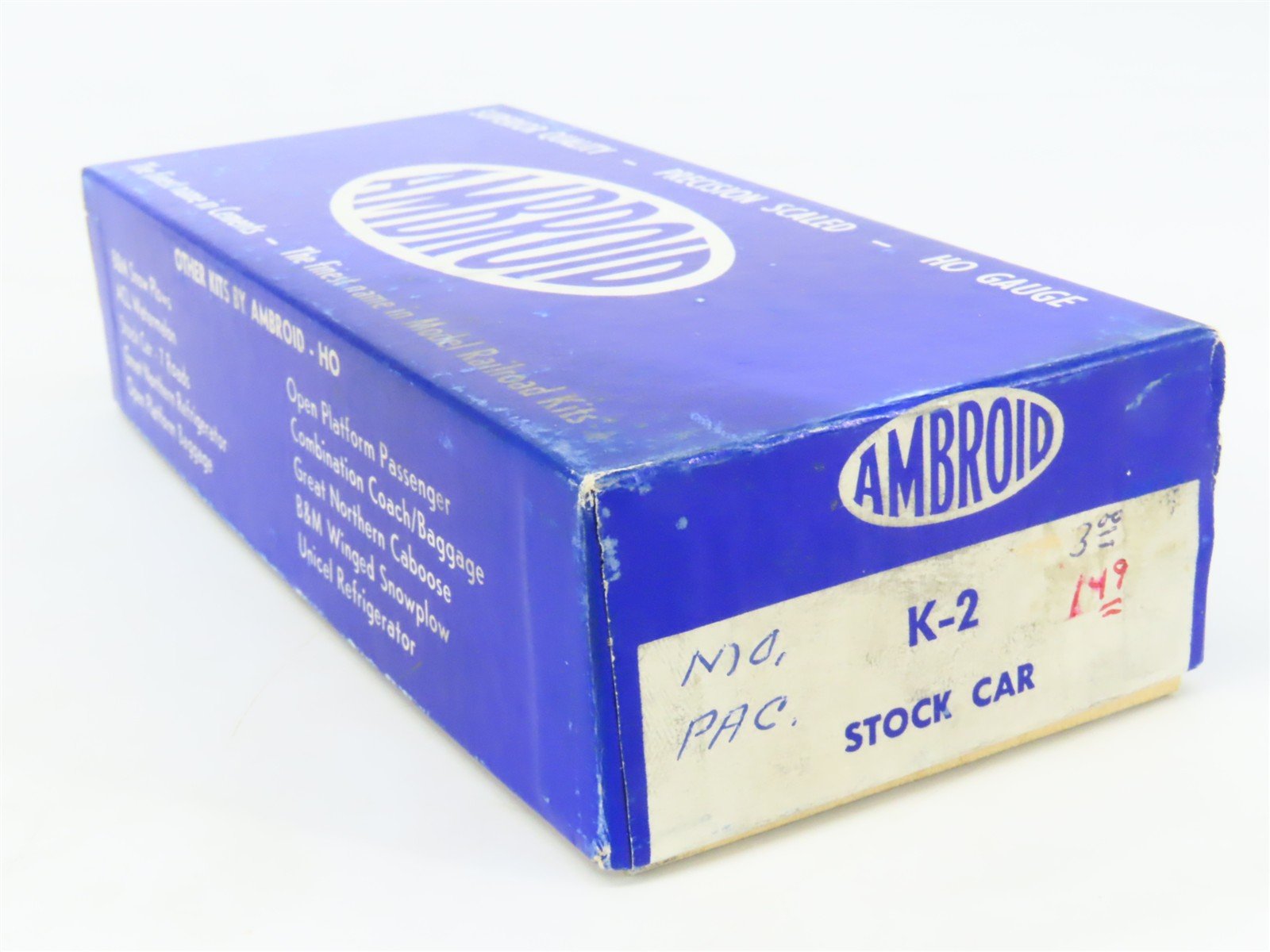 HO Scale Ambroid Kit K-2 I-GN Missouri Pacific Lines Stock Car #54099