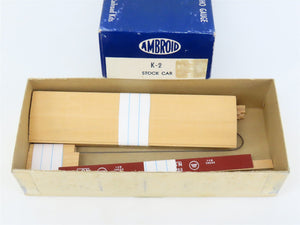 HO Scale Ambroid Kit K-2 I-GN Missouri Pacific Lines Stock Car #54099