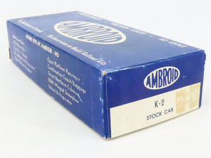 HO Scale Ambroid Kit K-2 I-GN Missouri Pacific Lines Stock Car #54099