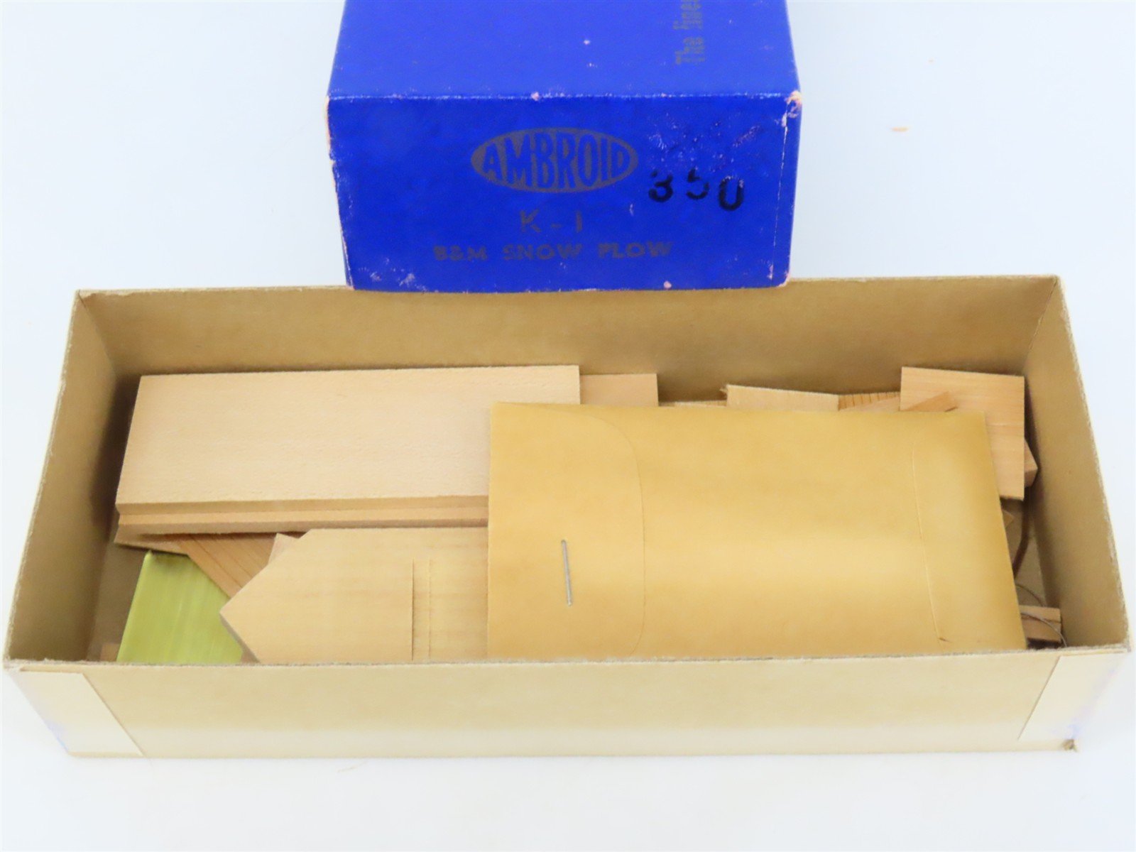 HO Scale Ambroid Kit K-1 B&M Boston & Maine Snow Plow