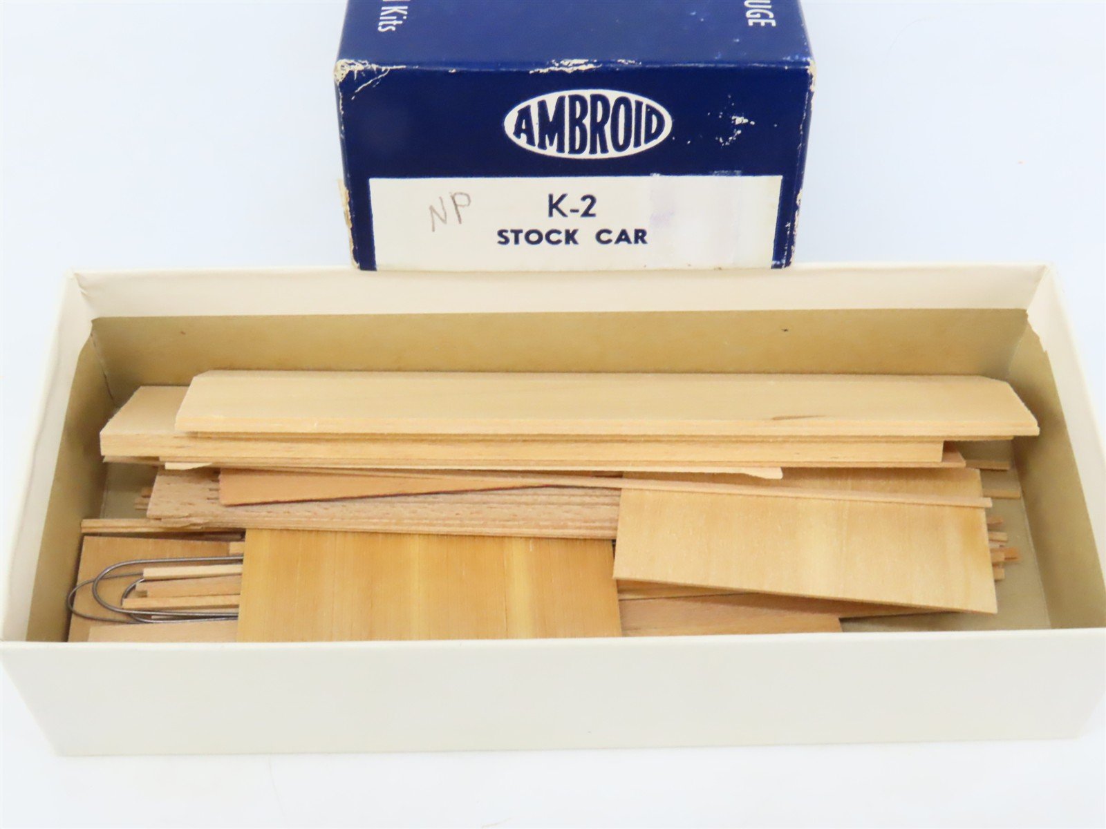 HO Scale Ambroid Kit K-2 Undecorated Stock Car