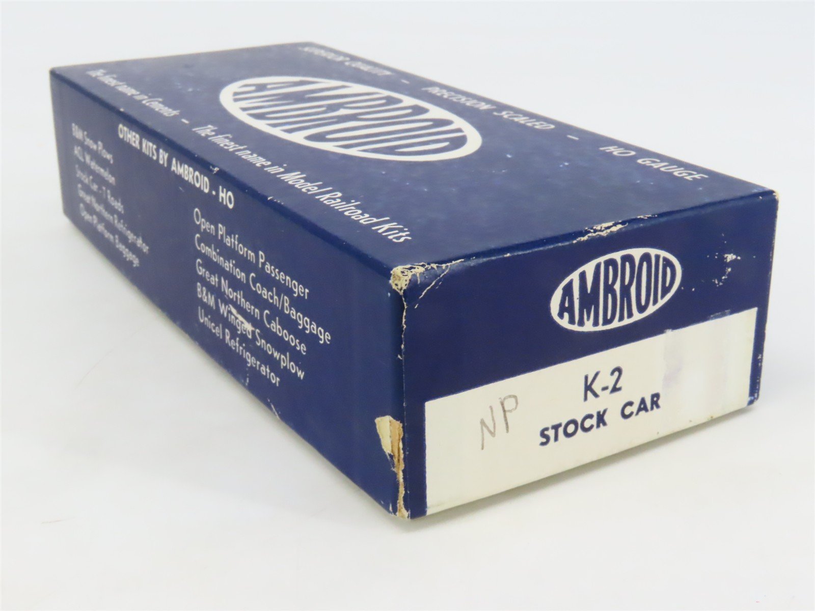 HO Scale Ambroid Kit K-2 Undecorated Stock Car