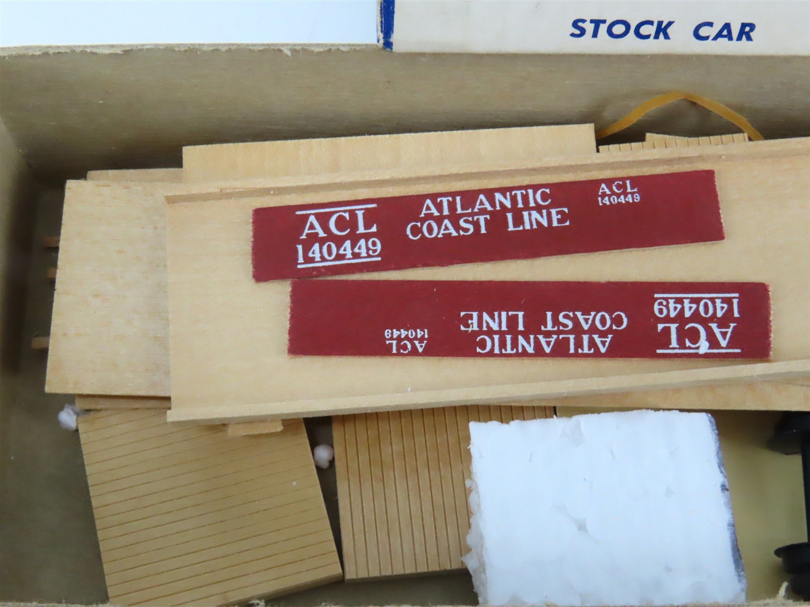 HO Scale Ambroid Kit K-2 ACL Atlantic Coast Line Stock Car #140449