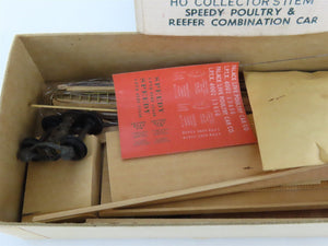 HO Scale Ambroid Kit No. 10 LPTX Speedy Poultry & Reefer Combination Car #4002