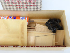 HO Scale Ambroid Kit No. H STLIM&S St Louis Iron Mt & Southern Stock Car