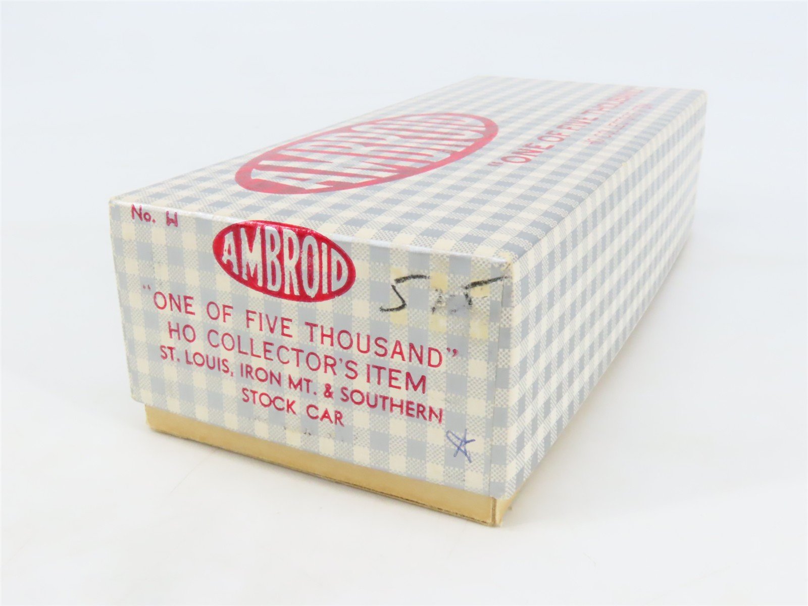 HO Scale Ambroid Kit No. H STLIM&S St Louis Iron Mt & Southern Stock Car