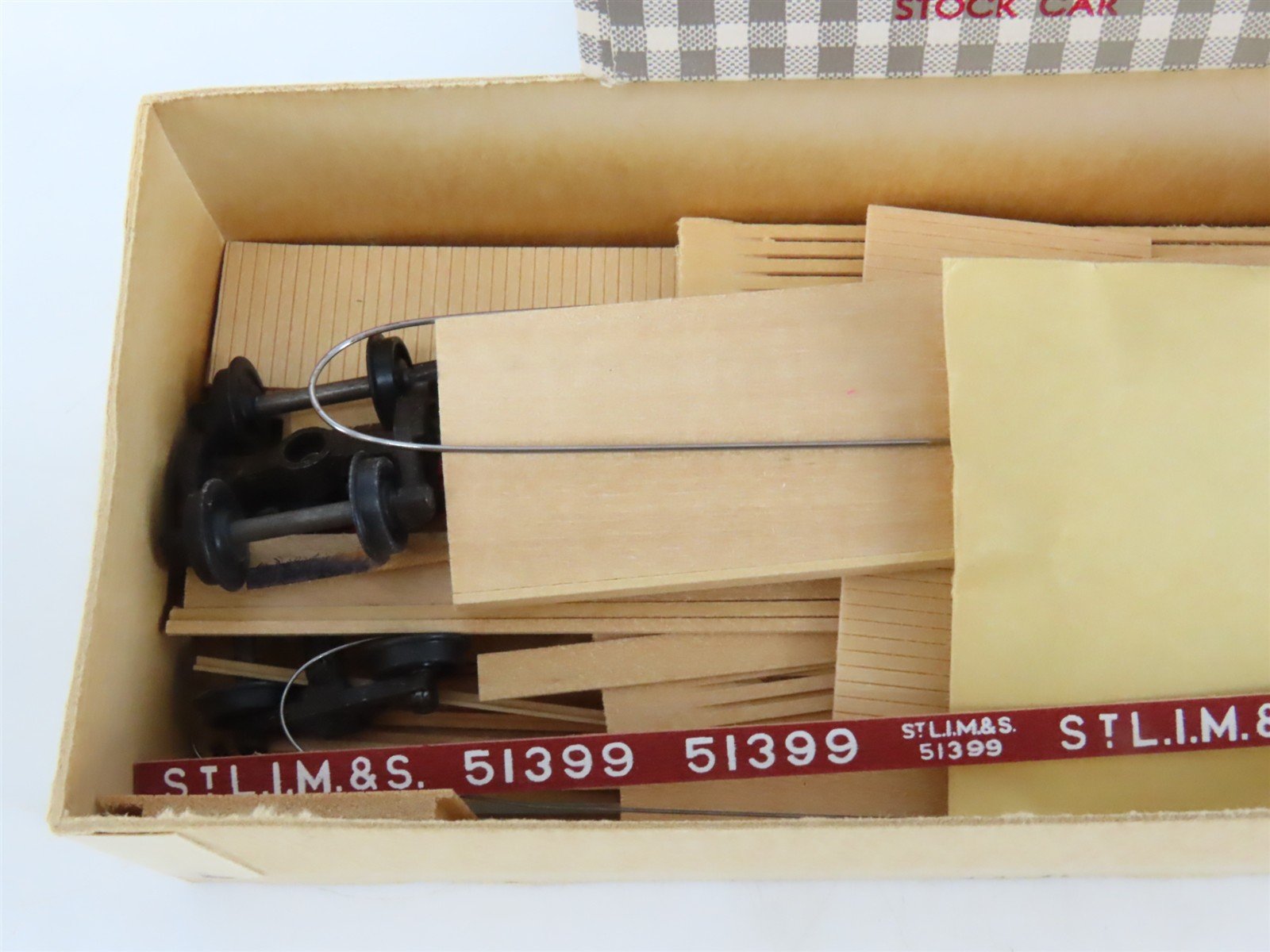 HO Scale Ambroid Kit No. H STLIM&S St Louis Iron Mt & Southern Stock Car #51399