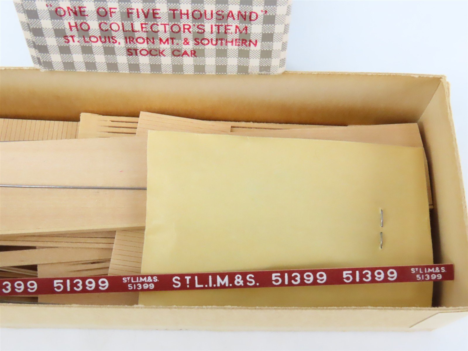 HO Scale Ambroid Kit No. H STLIM&S St Louis Iron Mt & Southern Stock Car #51399
