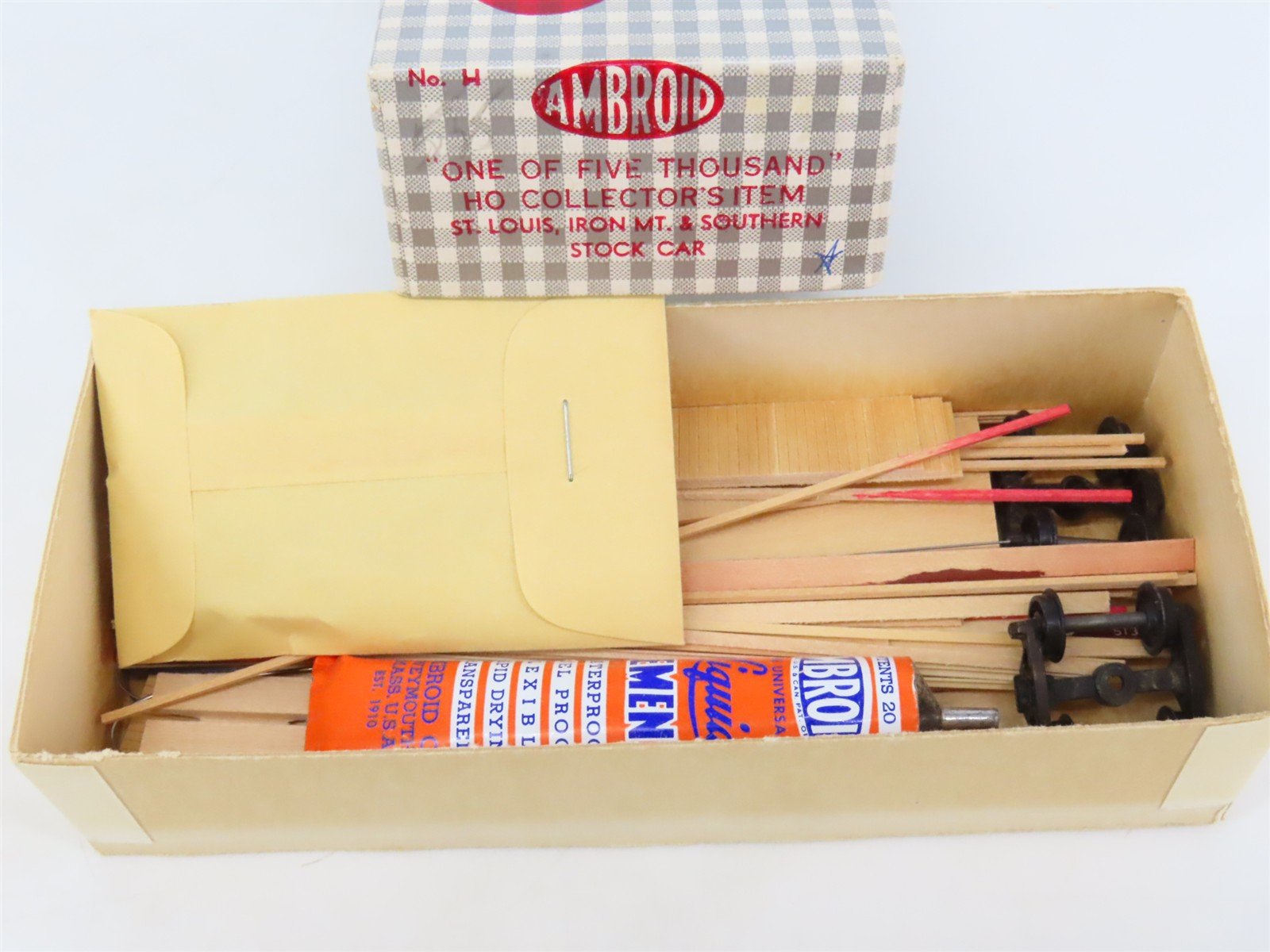 HO Scale Ambroid Kit No. H STLIM&S St Louis Iron Mt & Southern Stock Car #51399