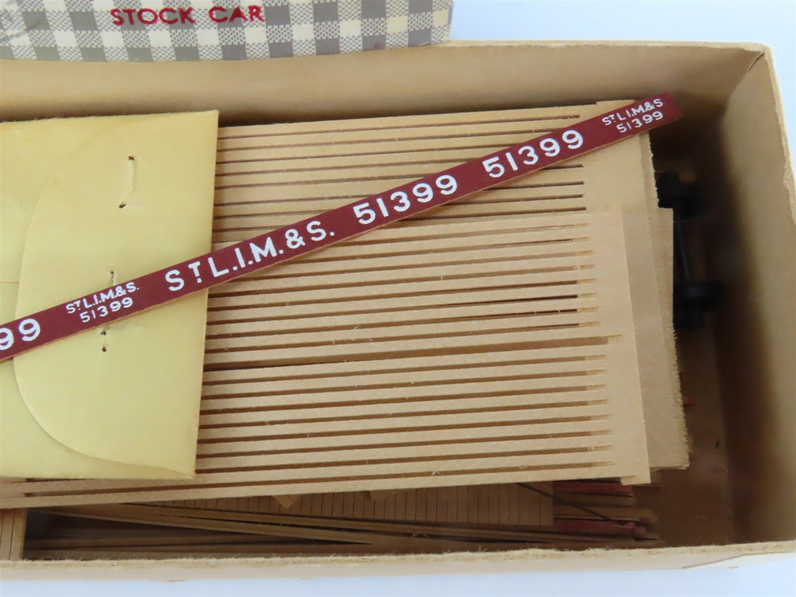 HO Scale Ambroid Kit No. H STLIM&S St Louis Iron Mt & Southern Stock Car #51399