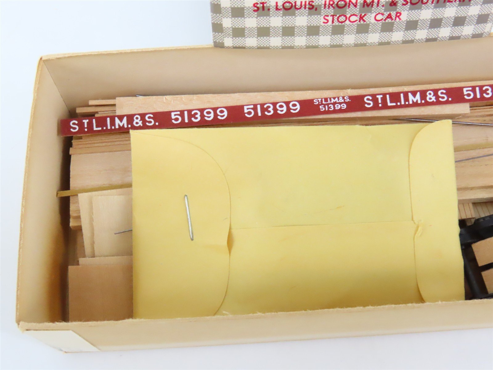 HO Scale Ambroid Kit No. H STLIM&S St Louis Iron Mt & Southern Stock Car #51399
