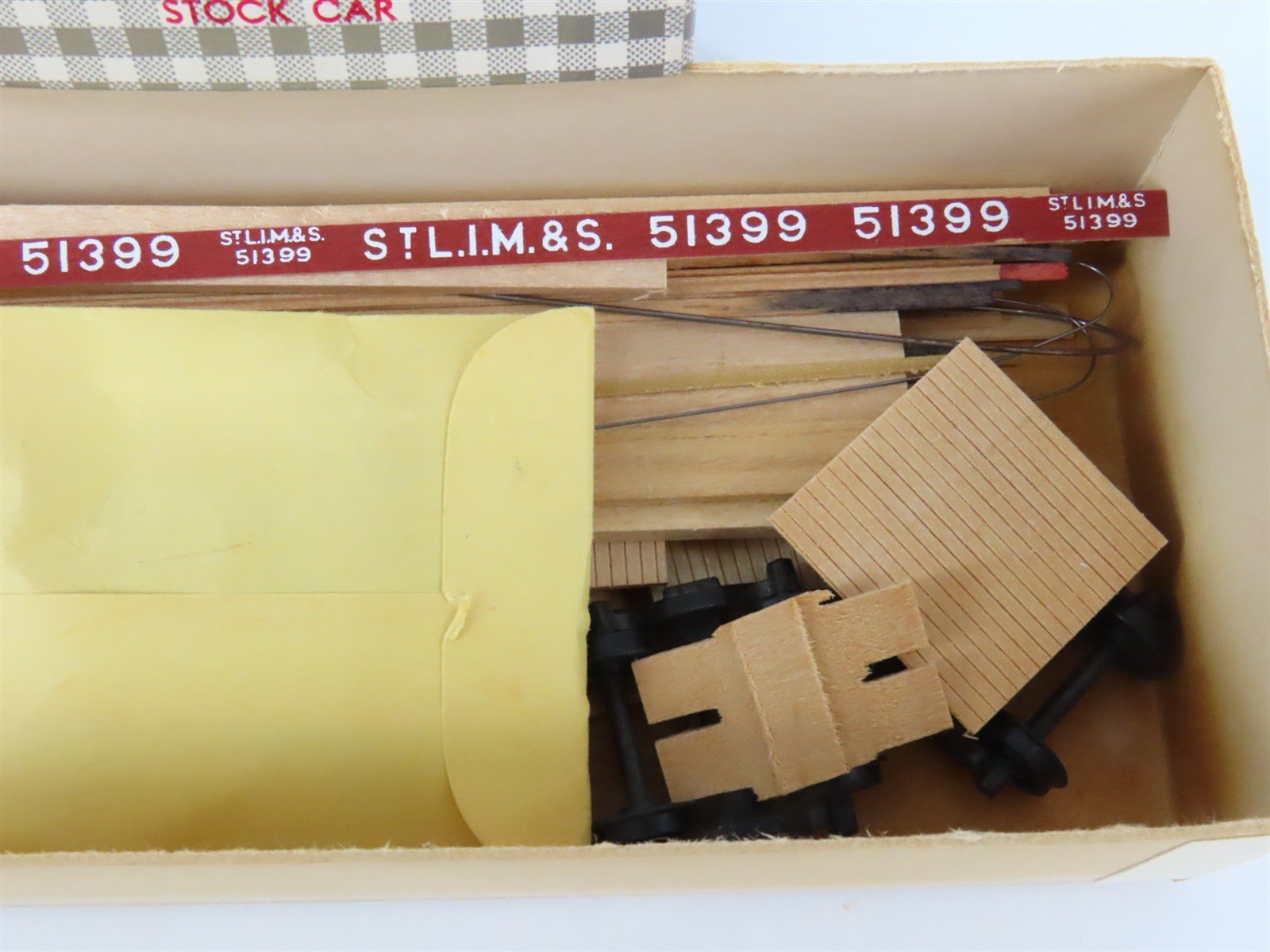 HO Scale Ambroid Kit No. H STLIM&S St Louis Iron Mt & Southern Stock Car #51399