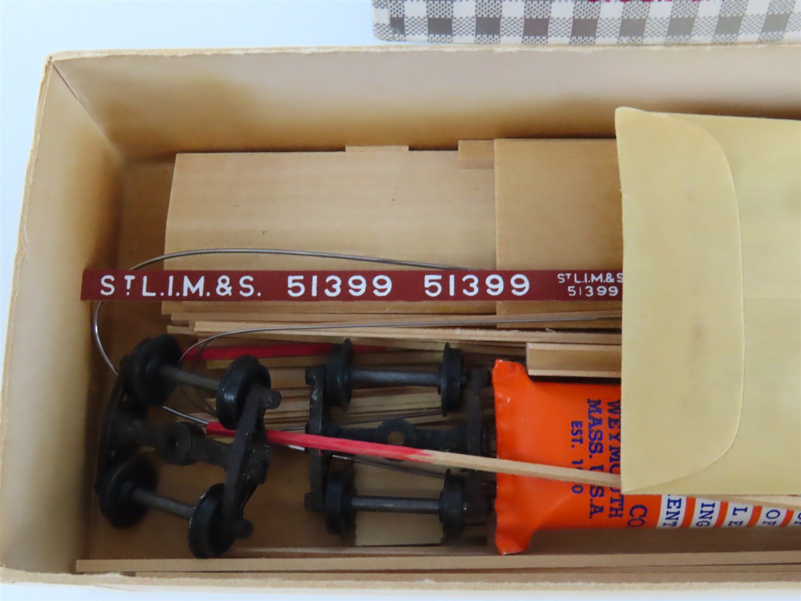 HO Scale Ambroid Kit No. H STLIM&S St Louis Iron Mt & Southern Stock Car #51399