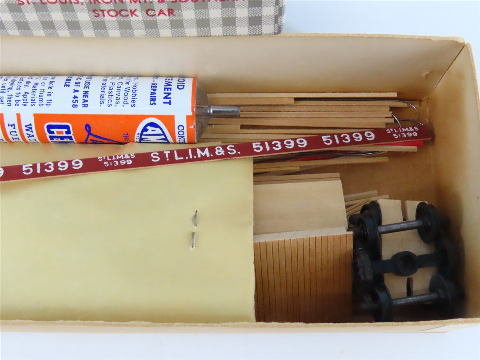 HO Scale Ambroid Kit No. H STLIM&S St Louis Iron Mt & Southern Stock Car #51399